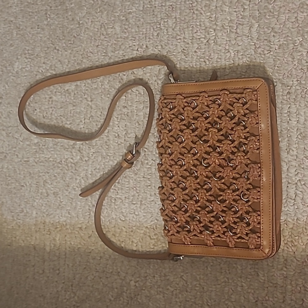 Zara Leather Crossbody Bag